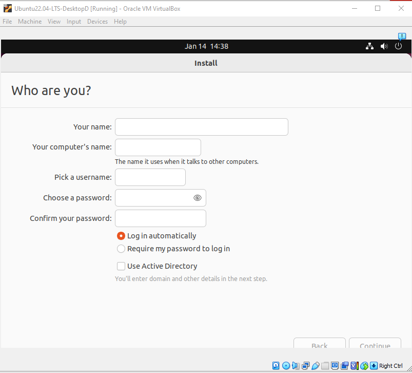 Install Ubuntu Lts