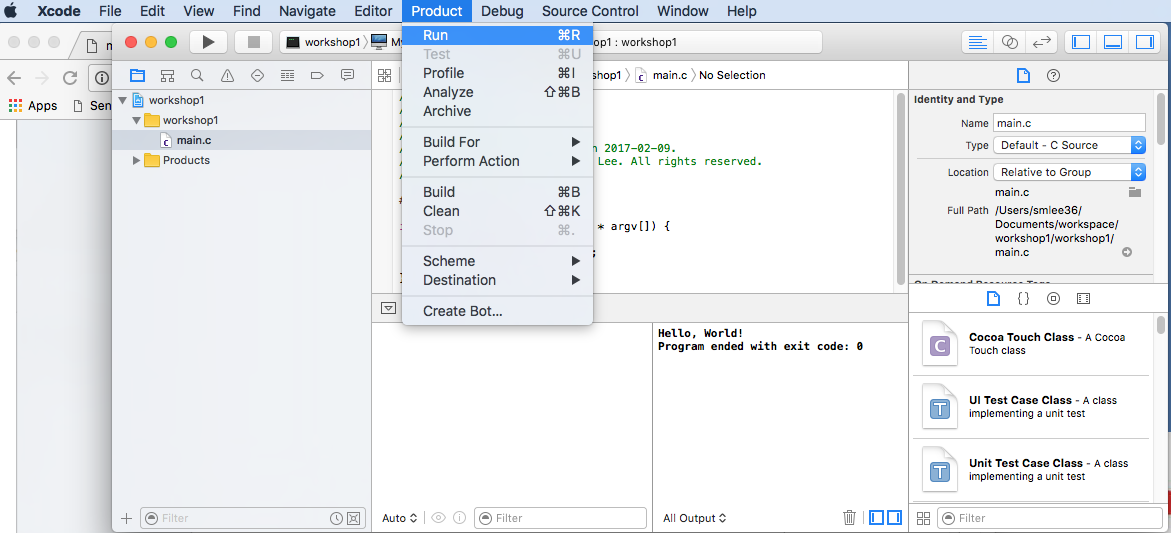 xcode start image