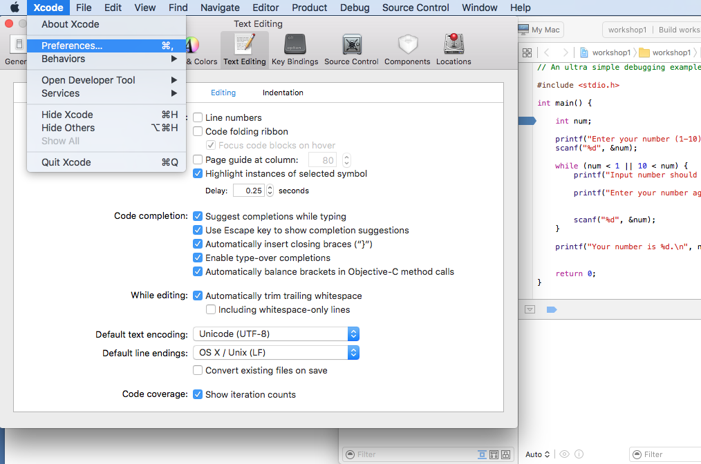 xcode start image